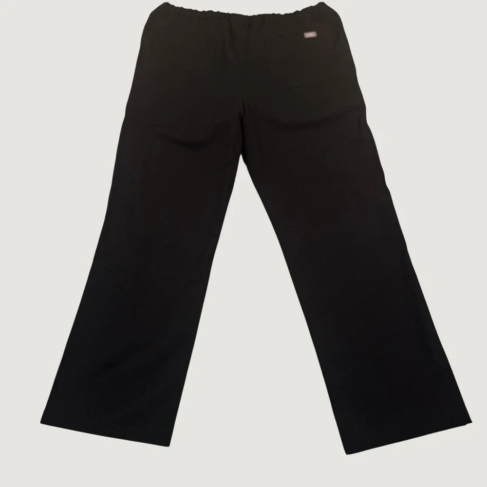 NWT FIGS Pisco Basic Short Scrub Pants Black Drawstring Technical Collection